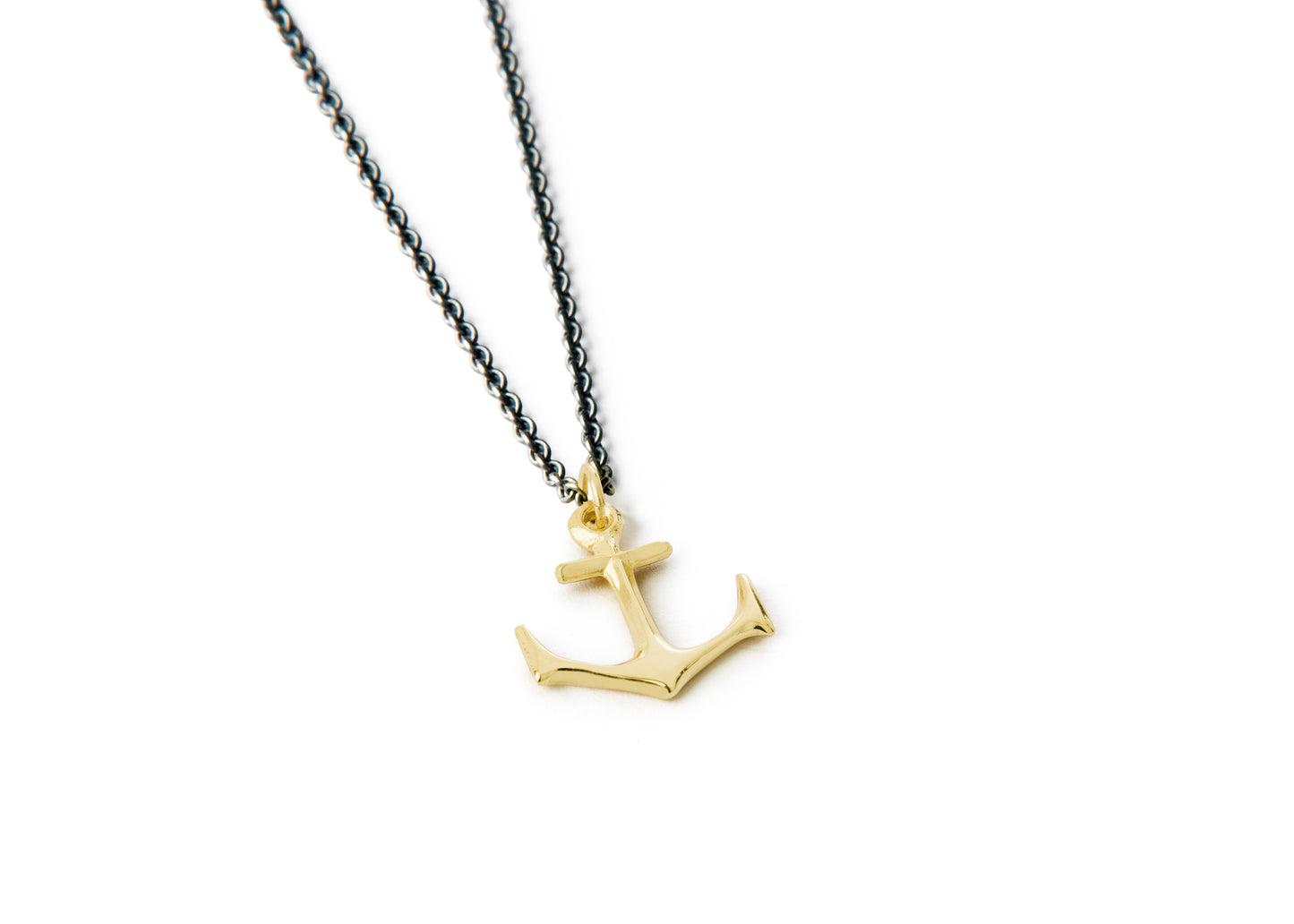 Anchor Necklace - Small gold anchor