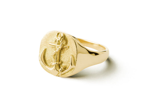 Anchor Ring - Gold