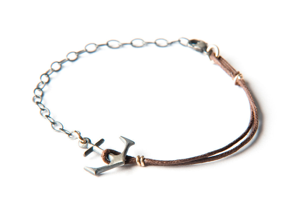 Anchor Bracelet - Small silver anchor