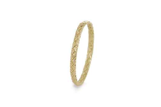 Braid Ring - Gold flat braid